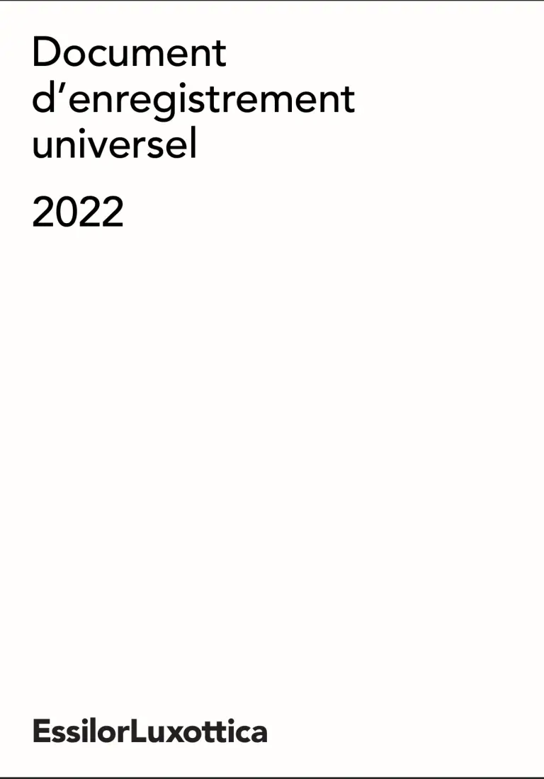 Essilor Luxottica - DEU 2022